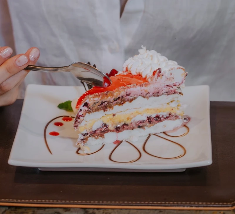 Torta Helada de Frambuesa