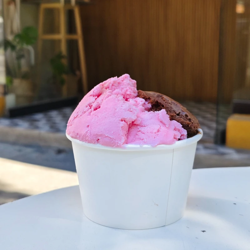 porcion de helado doble 