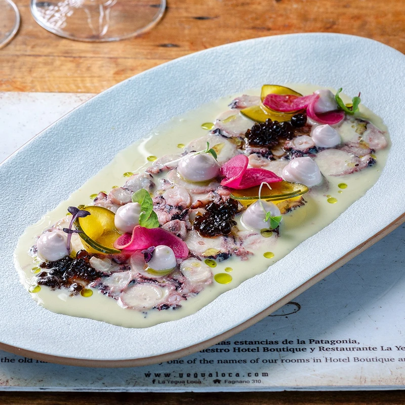 Tiradito de Pulpo Regional