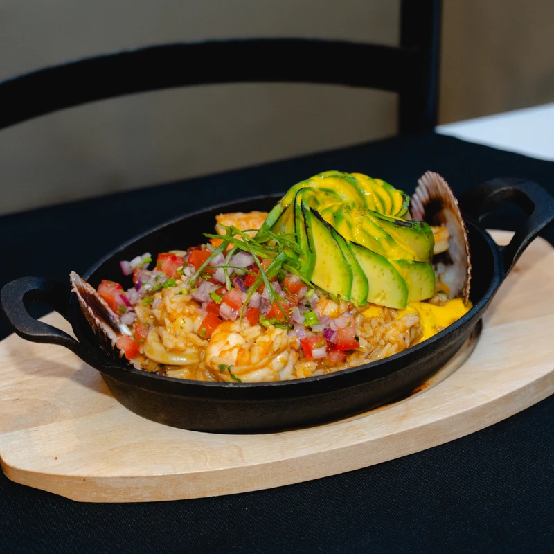 Arroz Meloso con Mariscos