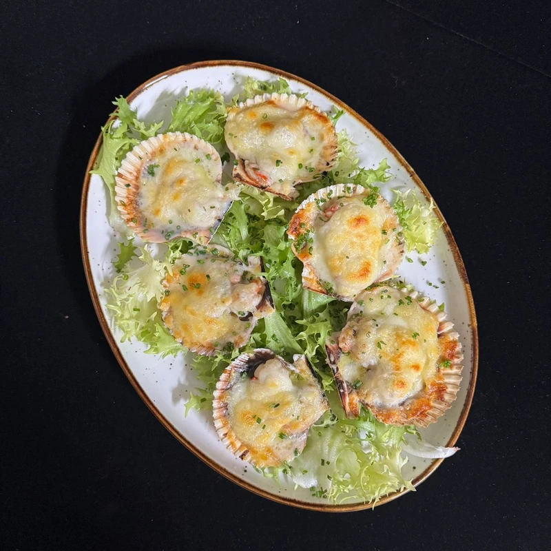 Ostiones a la Parmesana