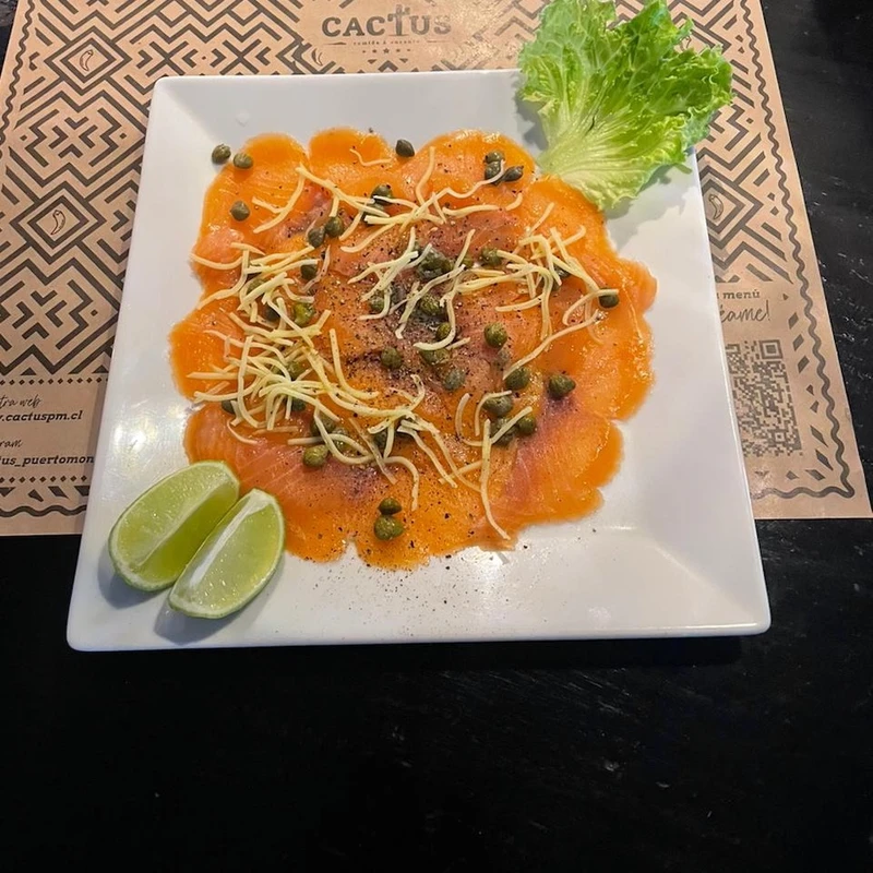 Carpaccio de salmón